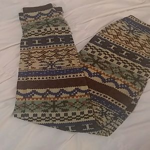 Retro Patterned Leggings/Tights.